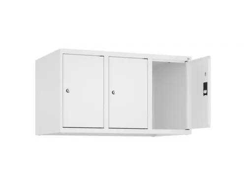 opzetkast,v. locker,3vak.,vak B 300mm,HxBxD 500x900x500mm,vleugeldeur