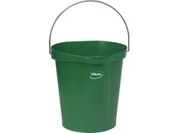 Vikan 56942 emmer 12 Liter met schenktuit Metaaldetecteerbaar Groen