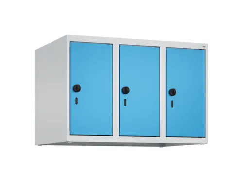 opzetkast,v. locker,3vak.,vak B 250mm,HxBxD 500x750x500mm,vleugeldeur