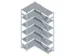 Rayonnage D'angle Hxlxp 2500X1060/1415X435Mm Charge Maxi/élément 900