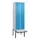 locker voor scheiding van kleding,HxBxD 2120x600x815mm,2vak