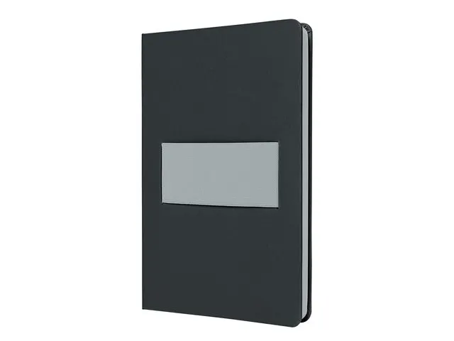 Notitieboek Linescape Neo A5 d.grijs/l.grijs lijn 176pag 80 gr. HC