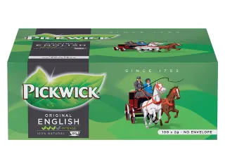 Zwarte Thee Pickwick engelse melange 100x2gr zonder envelop - 1