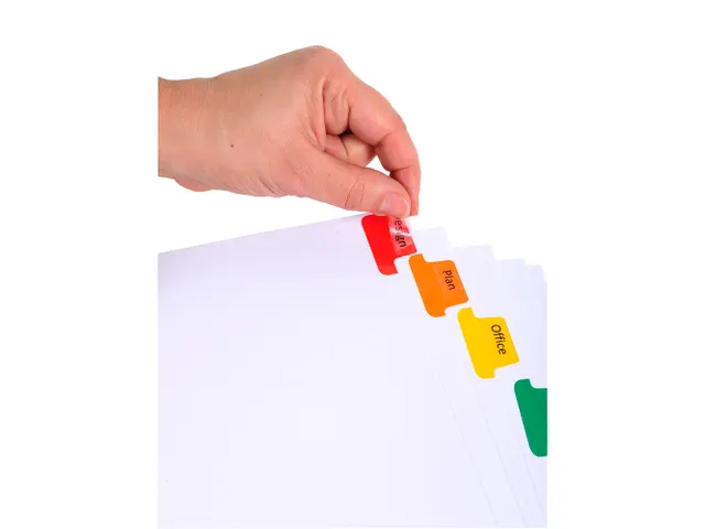 Intercal. Perso.Krea tabs carte bl A4 12P