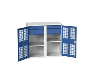 universele kast,HxBxD 1000x1050x550mm,2xStalen bodem,4lade(n) - 1