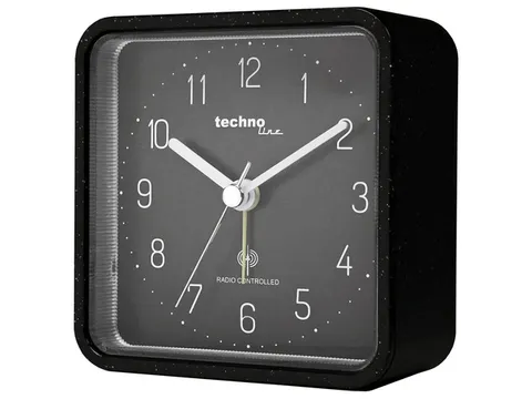 Wekker Technoline WT 775 91x91x40mm zwart analoog
