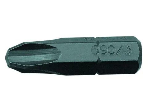690 3 S-010 Schroevendraaierbit 1/4 inch,voordeelverpakking 10-delig
