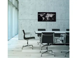 Glasmagneetbord Sigel Artverum 91x46cm Wereldkaart - 3