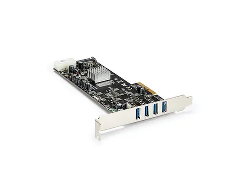 4 Poorts PCI Express (PCIe) SuperSpeed USB 3.0 Adapterkaart UASP SATA