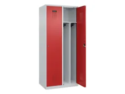 locker voor scheiding van kleding,HxBxD 1850x800x500mm,2vak