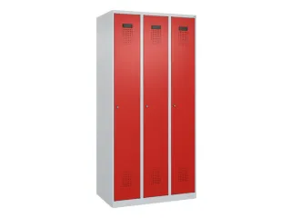 locker voor scheiding van kleding,HxBxD 1850x900x500mm,3vak - 2