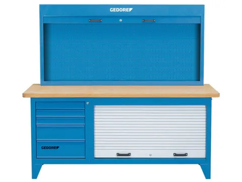 GEDORE BR 1500 LH combinatiewerkbank met kast