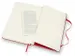 Notitieboek Moleskine large 130x210mm blanco hard cover scarlet red