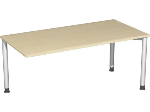 koppelelement voor bureau,HxBxD 680-800x1600x800mm,blad esdoorn,hoekig