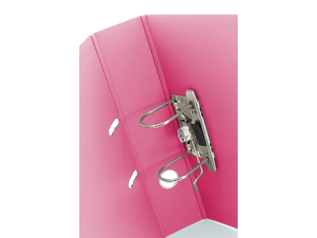 Ordner Kangaro A4 2 rings 75mm PP/Papier rose