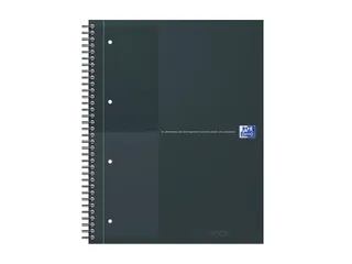 Spiraalblok Oxford International Notebook A4+ lijn Zwart - 2