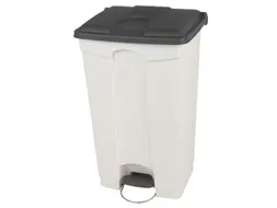 pedaalemmer,1x90l,HxBxD 820x500x412mm,romp PP wit,deksel PP grijs