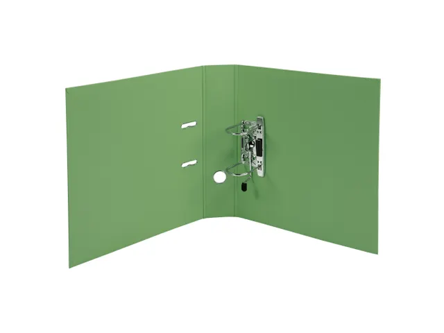 Classeur à levier PVC A4 dos de 70mm. - Vert anis