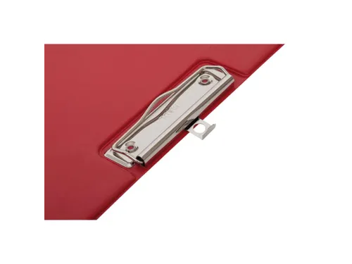 Klembordmap MAUL A4 staand PVC met penlus en insteek rood
