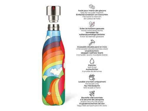 Thermosfles Les Artistes Paris 500ml Rainbow