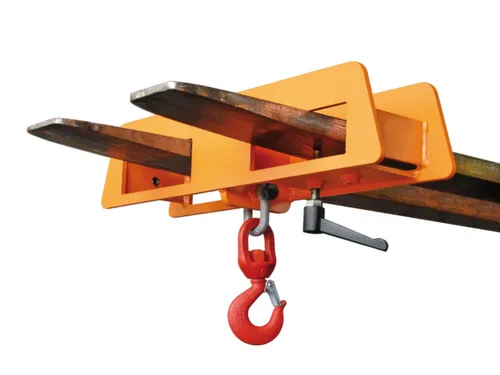 lasthaak,draagverm. 5000kg,v. 2vorken,staal,RAL2000
