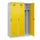 locker voor scheiding van kleding,HxBxD 1850x1200x500mm,3vak