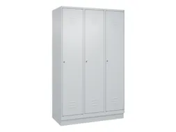 locker,HxBxD 1950x1200x500mm,3vak,vak B 400mm,cil.-slot,sokkel