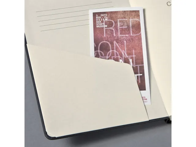 Carnet de note Sigel Conceptum Pure hardcover A5, noir, pointillé