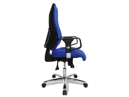 Draaistoel Koninklijk Blauw H X B X D 450-570X 500X 460Mm Incl. Armleu
