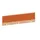 baliepaneel,v. bureau,aanbouw achter,B 1600mm,NE-esdoorn,BN3012-oranje
