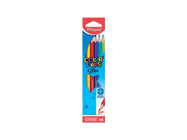 kleurpotlood Color'Peps, 6 potloden | KleurpotlodenWinkel.nl