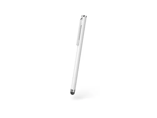 Stylus Pen Hama Easy met soft touch punt en clip wit