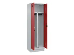PBM-locker,HxBxD 1950x600x500mm,2vak,vak B 300mm,draaigrendel