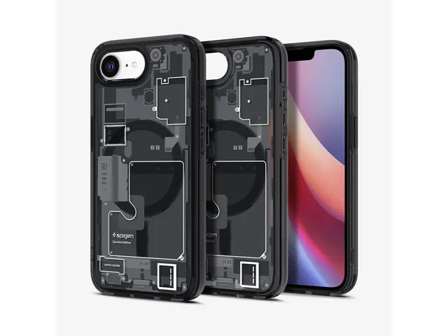 Spigen Ultra Hybrid Zero One iPhone 16E Hoes Zwart