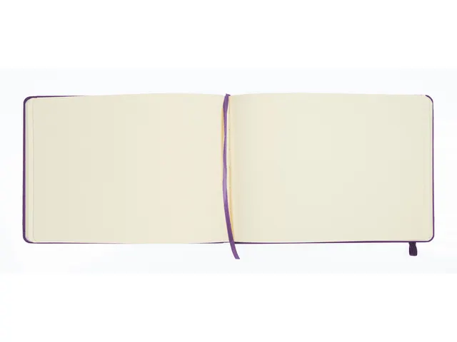Schetsboek Kangaro A5 landscape purple heart PU HC 80 vel 140gr roomwi