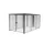 magazijnbox,HxBxD 2,1x2,45x4460m,gaaswanden,dubbele openslaande deur