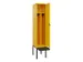locker met bank,voor scheiding van kleding,HxBxD 2120x400x815mm,1vak