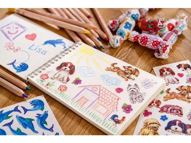 papieretiket Z-design Kids pakje a 3 vel honden