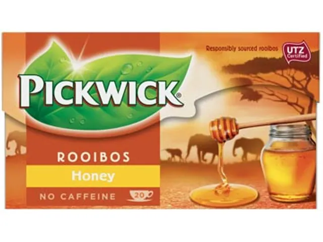 Pickwick Thee Rooibos en Honing doos 20 zakjes
