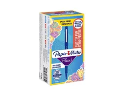 Fineliner Paper Mate Flair Original medium blauw valuepack à 36 stuks