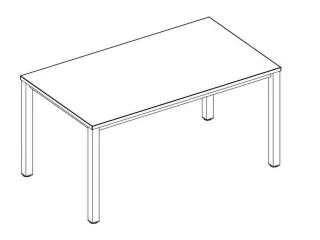 In hoogte verstelbaar bureau,HxBxD 720-840x1400x800mm,NE-esdoorn - 7
