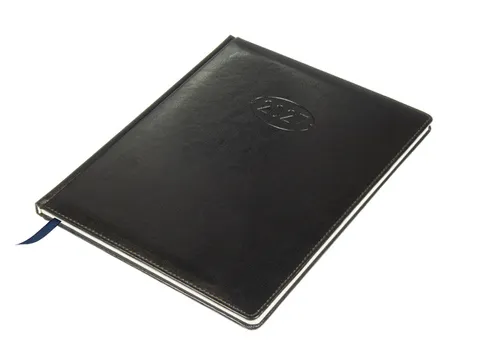 Agenda hebdomadaire Multo Hannibal 210x260mm 7 jours/2 pages noir