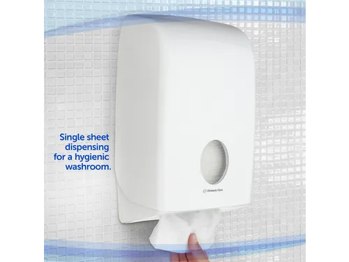 Handdoekdispenser Kimberly Clark Aquarius i-vouw wit 6945