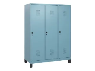 schoollocker,HxBxD 1630x1200x500mm,3vak,vak B 400mm,draaigrendel - 2