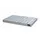 RVS opvangbak,v. kleinemballage,opvangvol. 68l,HxBxD 120x1200x600mm