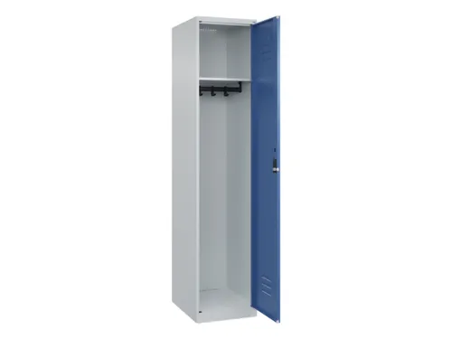 locker,HxBxD 1850x400x500mm,1vak,vak B 400mm,cil.-slot,staand op vloer