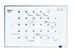 Accents Linear Maandplanner Cool 60x90 cm