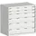 ladekast HxBxD 1000x1050x750mm 6laden zware lasten RAL7035