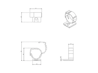Addit bevestigingsklemmen voor kabelrups ø15/25 mm Zwart 5 stuks - 3