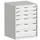 ladekast HxBxD 900x650x525mm 6laden romp RAL7035 front RAL7035